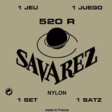Savarez 520R Rettet nylon H?j sp?nding Klassiske guitarstrenge