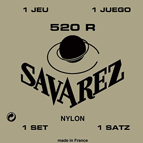 Savarez 520R Rectified Nylon High Tension classical guitar Strings