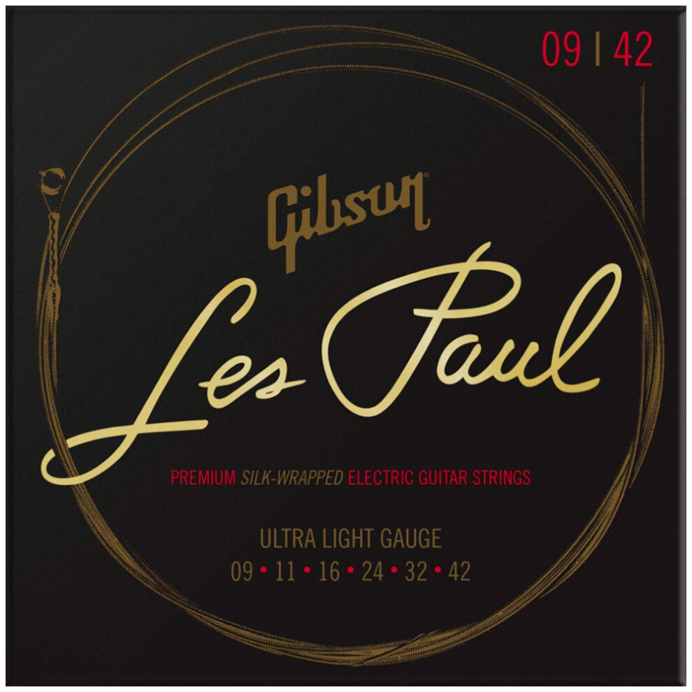 gibson Les Paul Premium Electric guitar Strings  Ultra-Light gauge