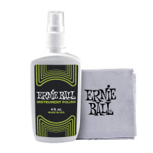 Ernie Ball Instrument Polish com pano polon s de microfibra (P04222)