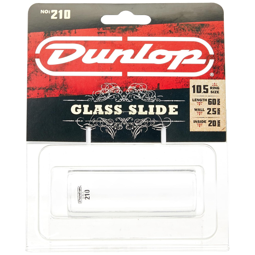 JIM DUNLOP 210 Tempered glass Slide  Medium Wall Thickness  Medium