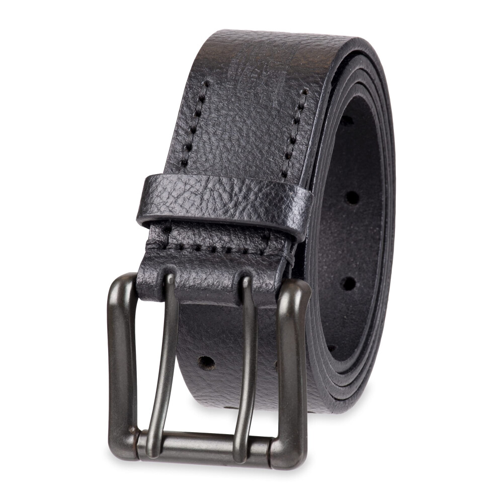 Levi's Men's Double Prong Casual Belt  Black Pebble  Large (38-40)