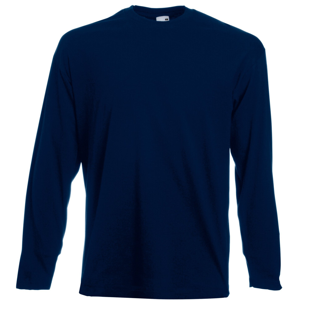 Adult 47 oz Sofspun Jersey Long-Sleeve T-Shirt (J NAVY - J NAVY M)