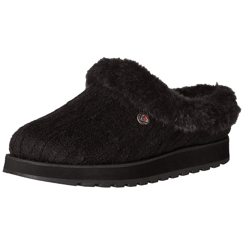 Skechers womens Keepsakes - Ice Angel Slipper  Black/Black  6.5 US