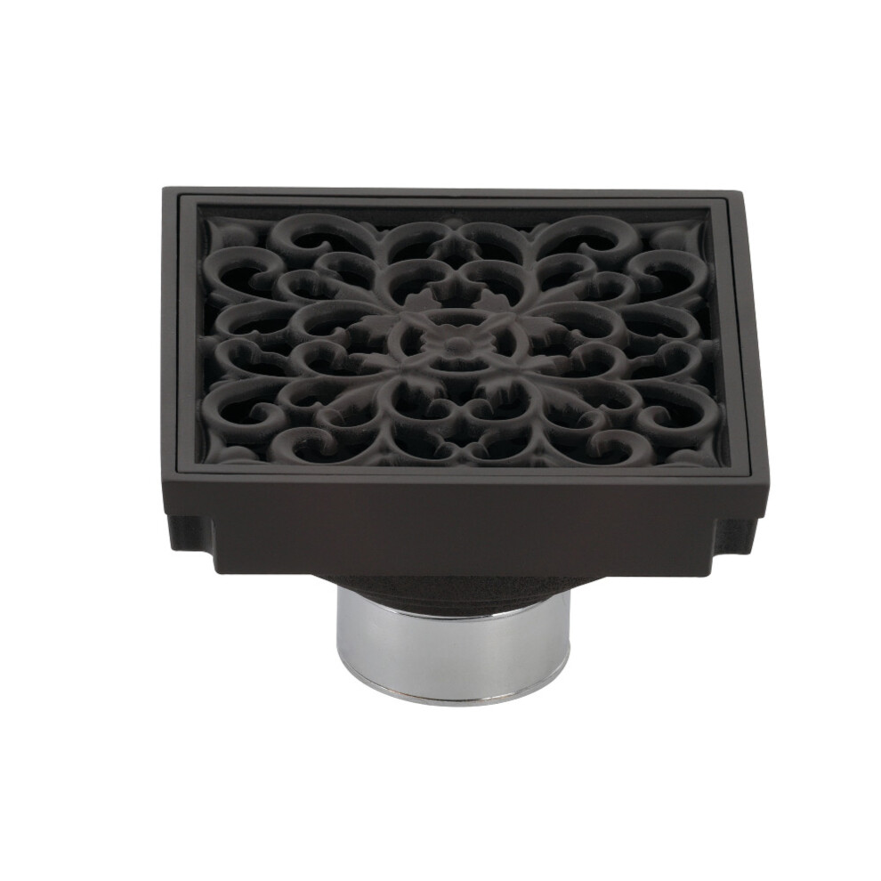 Bathroom Shower Drains With Flange & Hair Trap - Oil Rubbed Bronze 663370832161