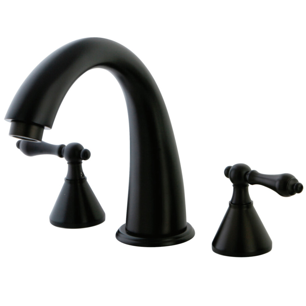 Photos - Other Bathroom Accessories Kingston Brass KS2365AL Naples Roman Tub Faucet Oil Rubbed Bronze 