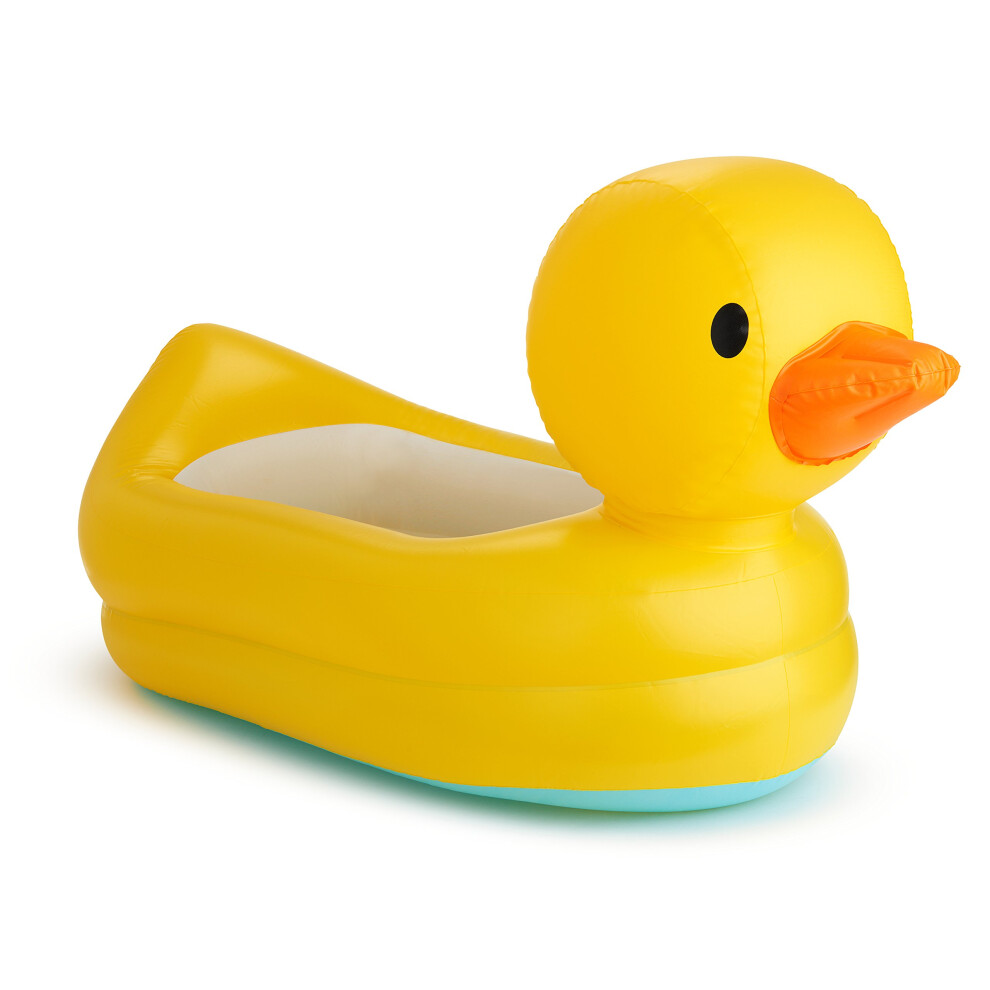 Munchkin? Duck? Inflatable Baby Bathtub with White Hot? Heat Alert