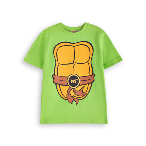Teenage Mutant Ninja Turtles (7-8 Years) Teenage Mutant Ninja Turtles Short Sleeved T-Shirt (Boys Green)