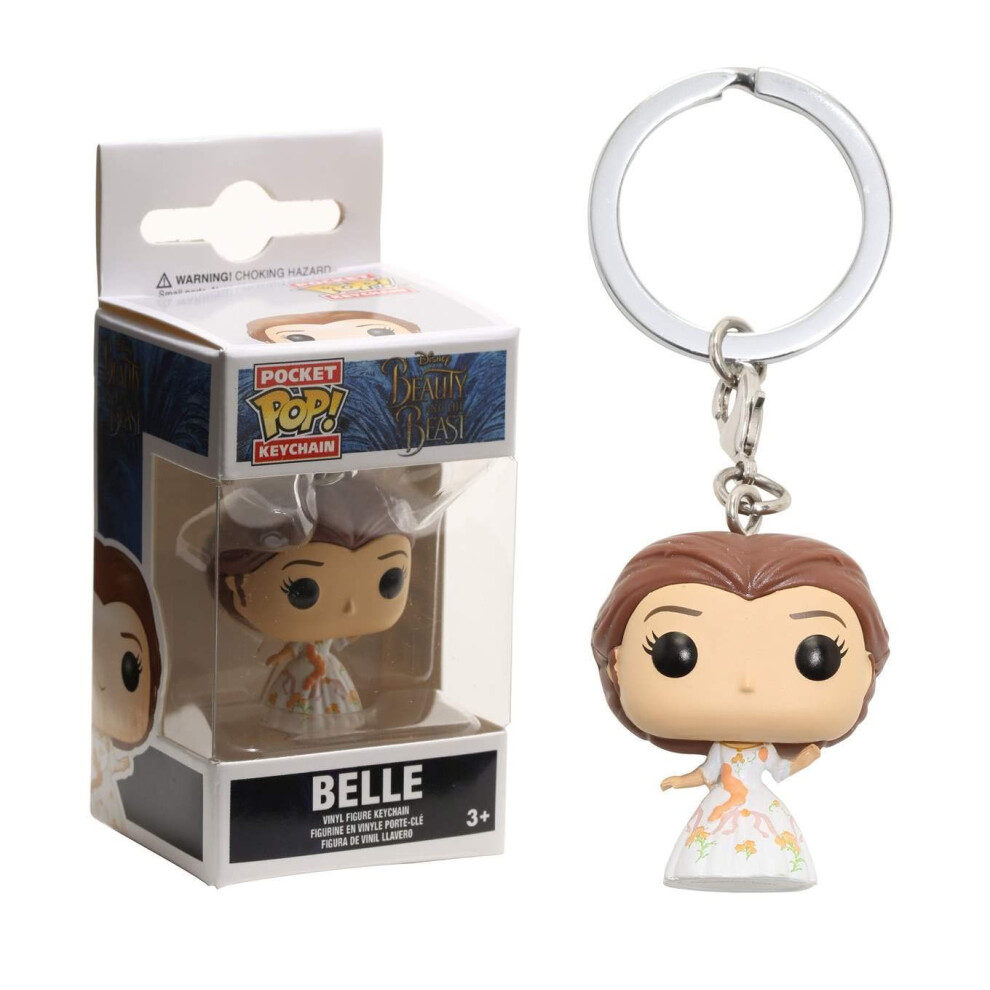 Funko Pop Keychain: Beauty & The Beast Celebration Belle Toy Figure