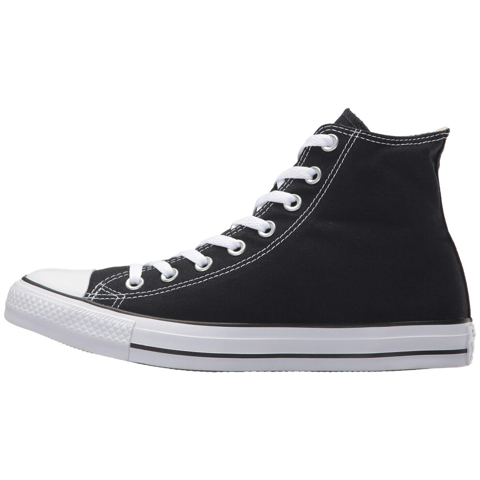 Converse Mens High Top Sneaker (11  Black (White Sole)  Numeric_11)