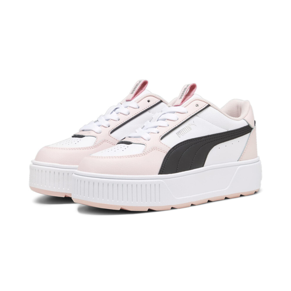 PUMA Karmen Rebelle Women's Sneakers  White Black Frosty Pink  7 US