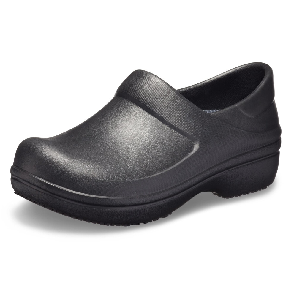 crocs Womens Neria Pro II clog  Slip Resistant Work Shoes  Black  8