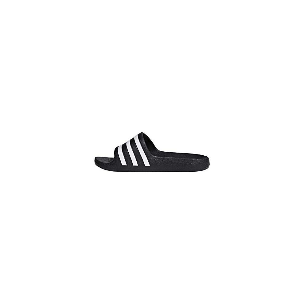 adidas Women's Adilette Aqua Slides  Core Black/White/Core Black  6