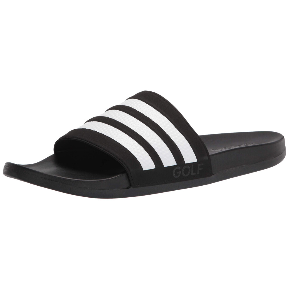 adidas Women's Adilette Aqua Slides  Core Black/White/Core Black  9