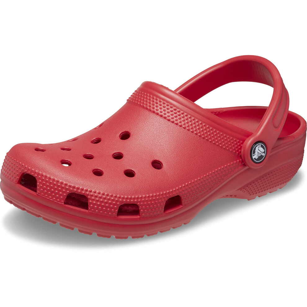 crocs Unisex classic clogs (Retired colors)  Varsity Red  13 US Men