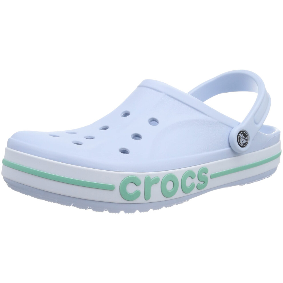 crocs Bayaband clog Mineral BluePistachio Mens 12  Womens 14 Medium