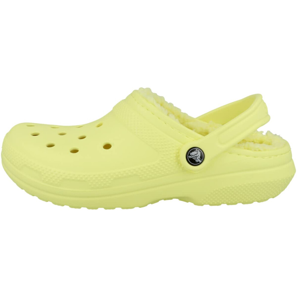 crocs Unisex Adult classic Lined clog  Sulphur  13 Men15 Women M US