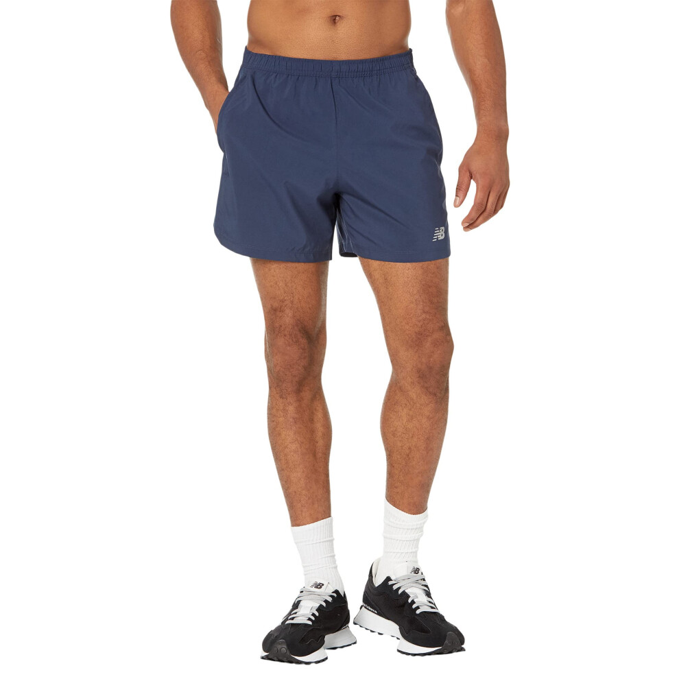 New Balance Men's Accelerate 5 Inch Short  Natural Indigo  XX-Large