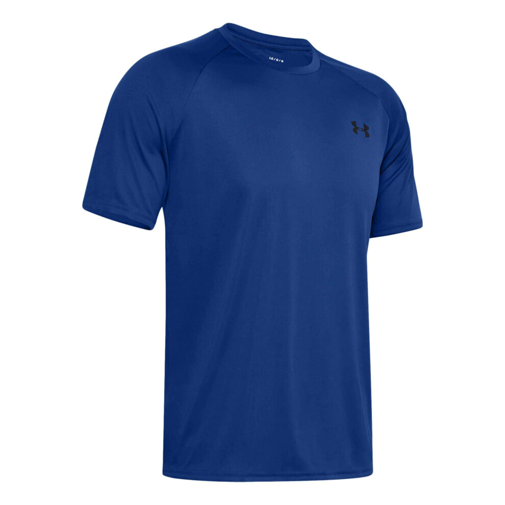 Under Armour Mens UA Tech 20 Short Sleeve Shirt (Small  Royal Blue)