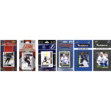 NHL Tampa Bay Lightning 6 r znych s d licencovan ch zberatelsk ch kariet t mov