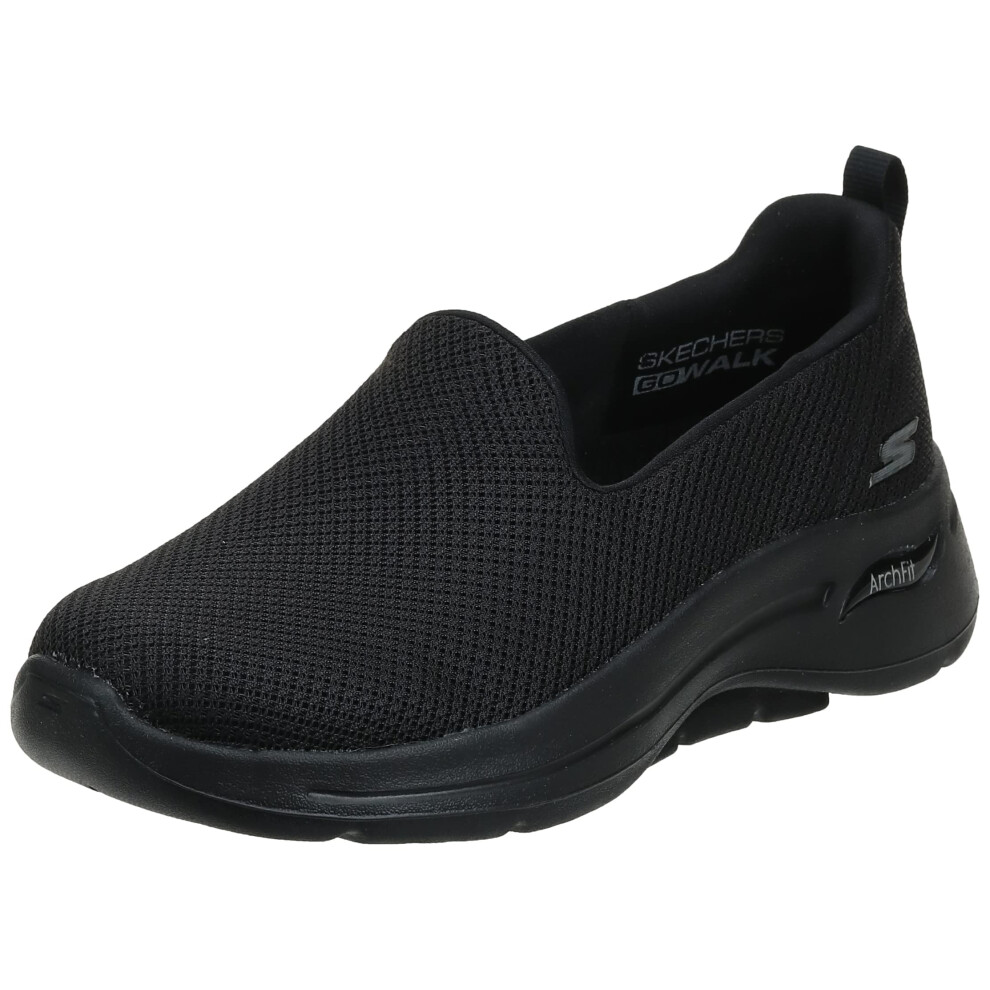 Skechers mens go Walk Arch Fit - grateful Sneaker  Black  8 Wide US