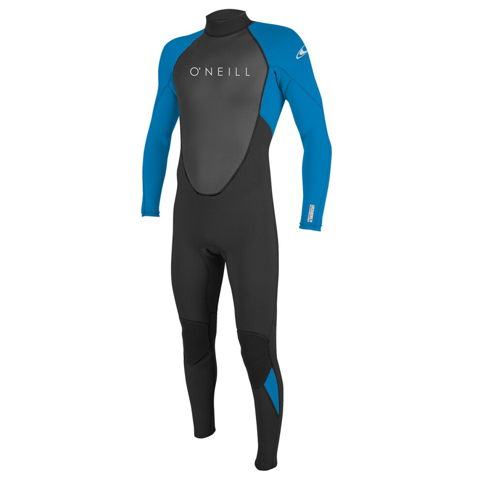 O'Neill Men's Reactor-2 3/2mm Back Zip Full Wetsuit  Black/Ocean  L