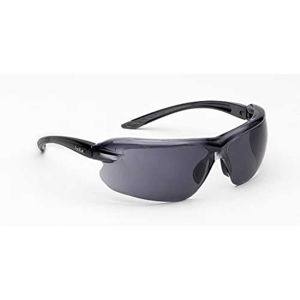 Bolle Smoke Safety Glasses  Anti-Fog  Scratch-Resistant  Wraparound