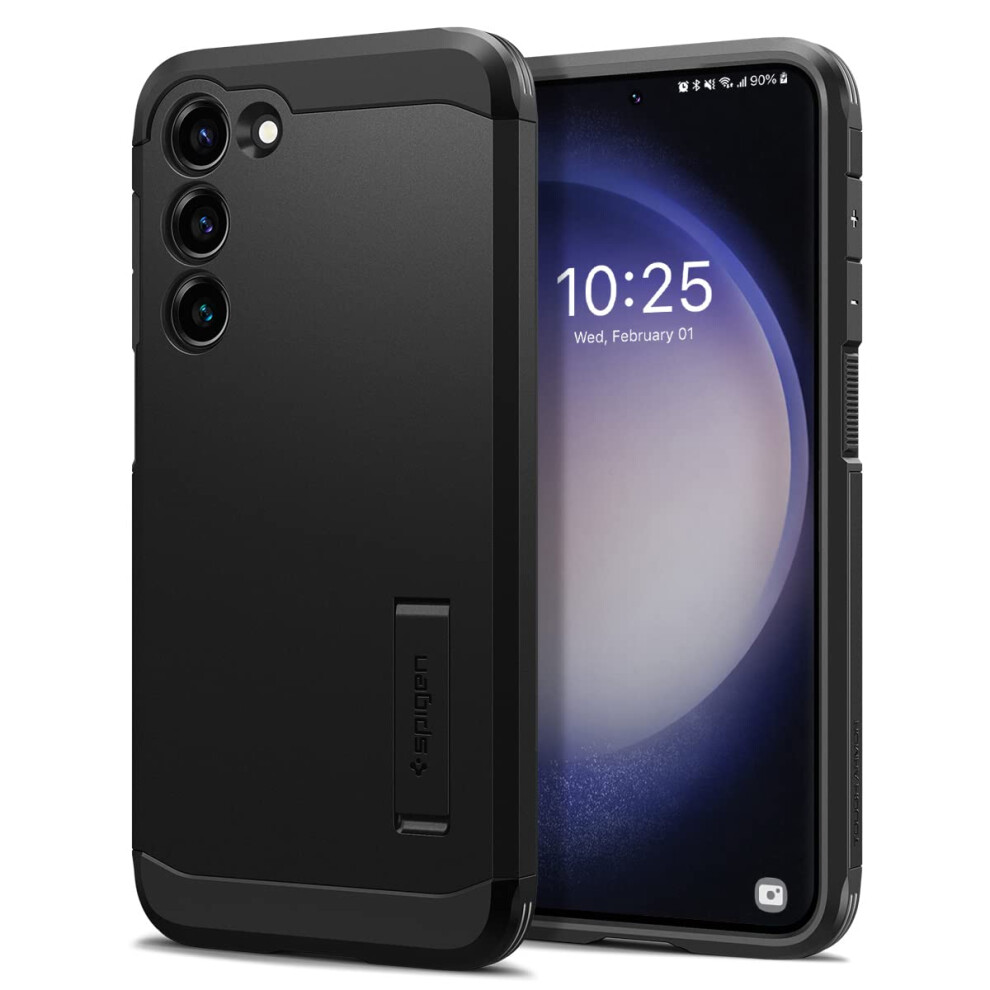 Spigen Tough Armor Designed for galaxy S23 Plus case (2023) - Black