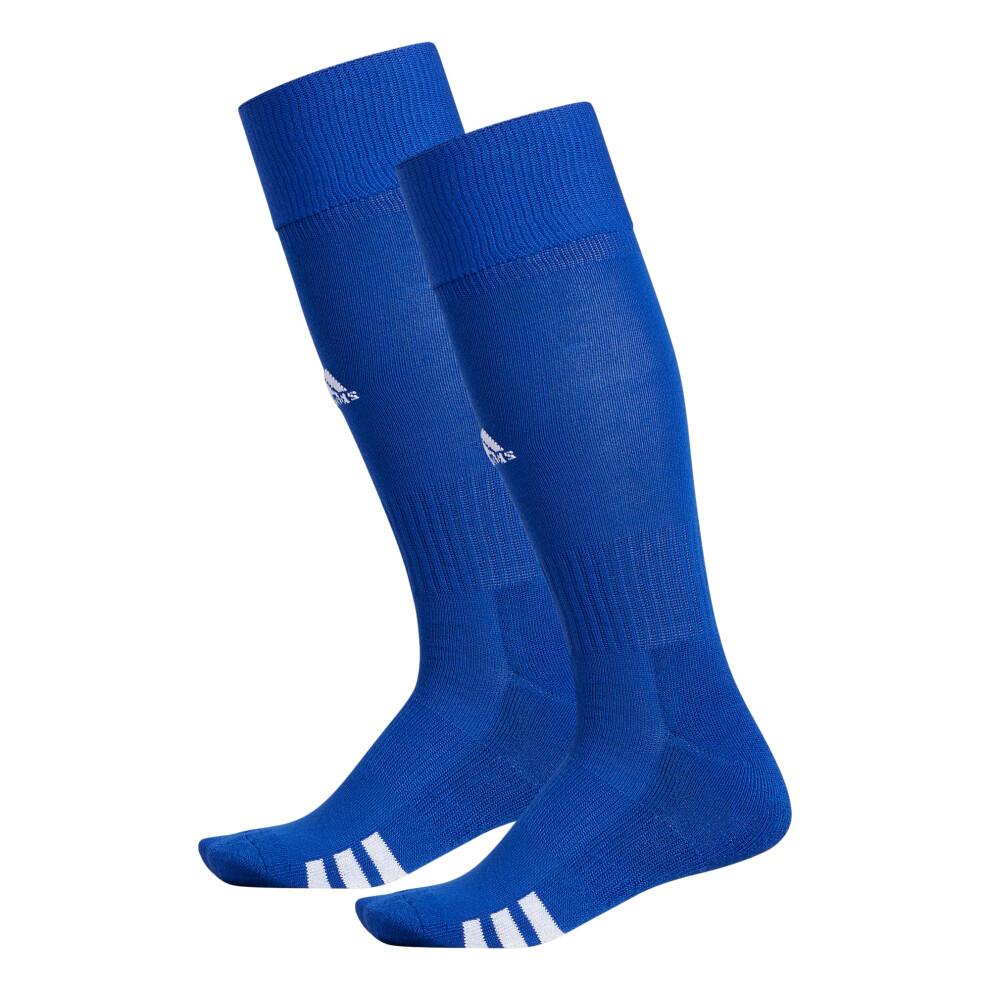 adidas Rivalry Soccer Socks (2-Pair)  Team Royal Blue/White  Medium