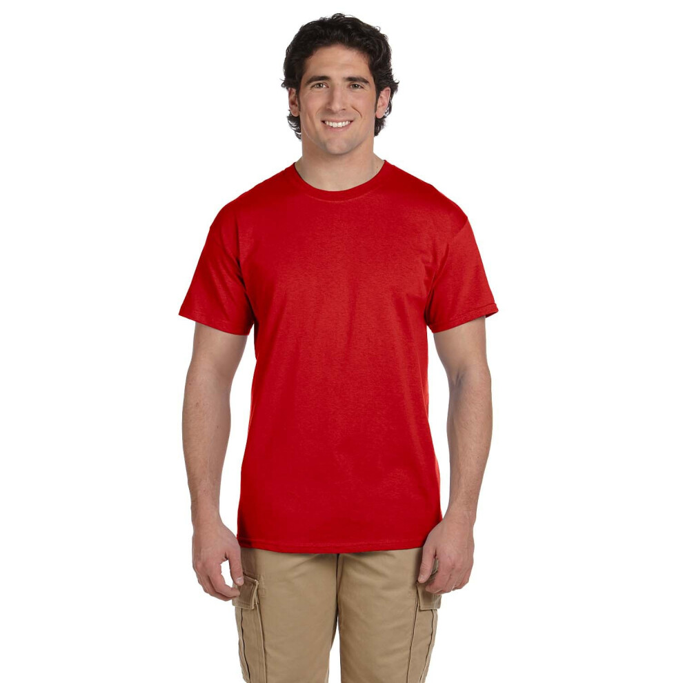 Fruit of the Loom 5 oz  100% Heavy cotton HD T-Shirt  3XL  True RED