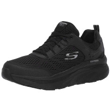 Skechers Womens DLUX Walker-Infinite Motion Sneaker Black 85 M US