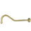 Kingston Kingston Brass K117C2 Restaurering 17 in. Brusarm poleret messing 1