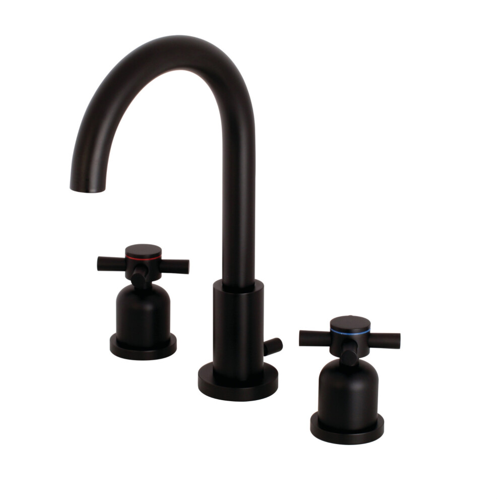 Photos - Tap Fauceture FSC8920DX Concord Widespread Bathroom Faucet Matte Black Black B07DB4B9CW
