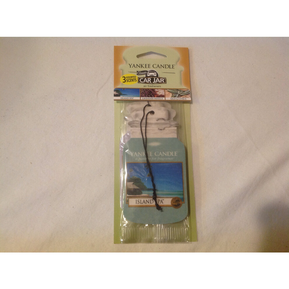 Yankee Candle Classic Car Jar Air Fresheners Variety 3 Pack Spa Day