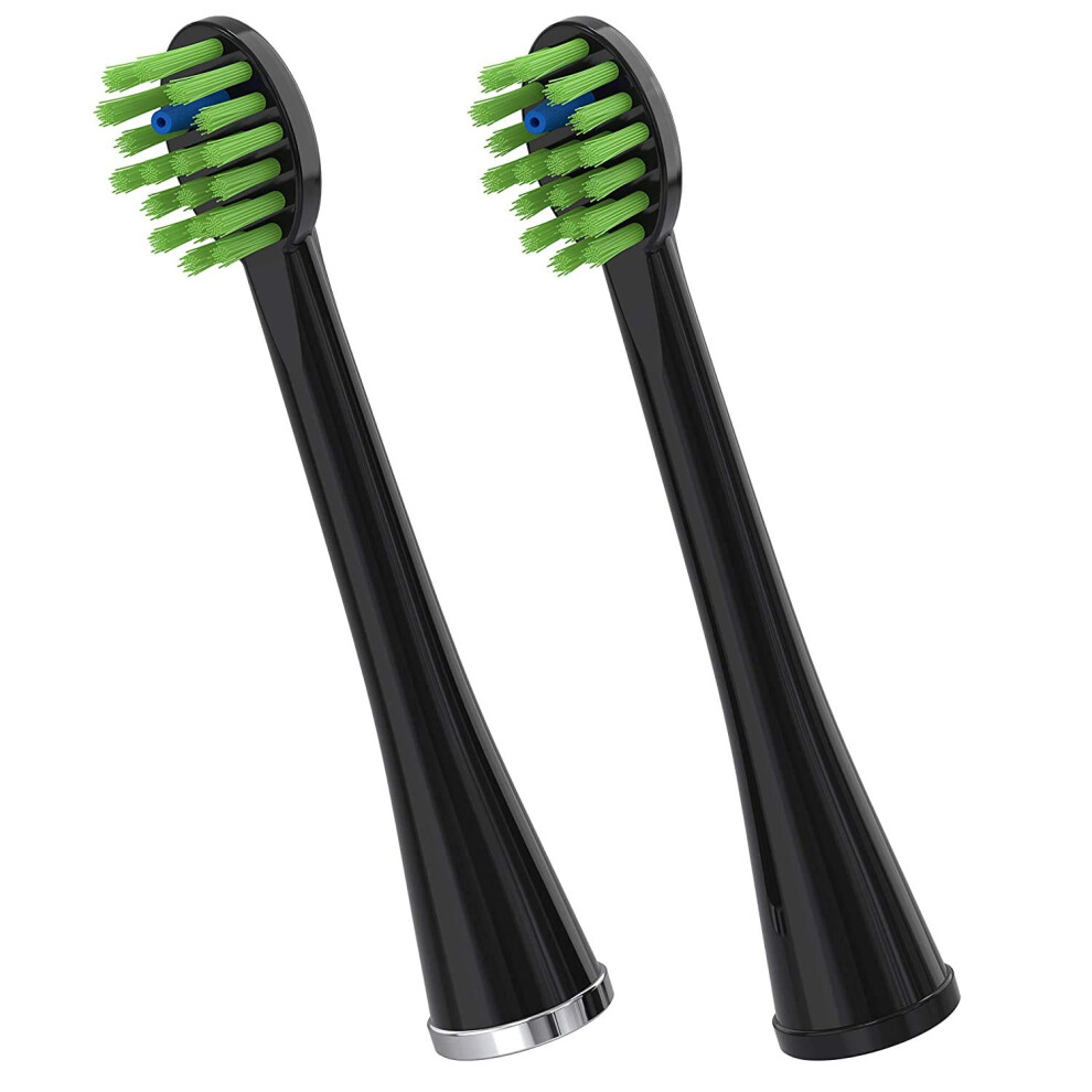 Waterpik Sonic-Fusion Replacement Flossing Brush Heads  Black/Chrome