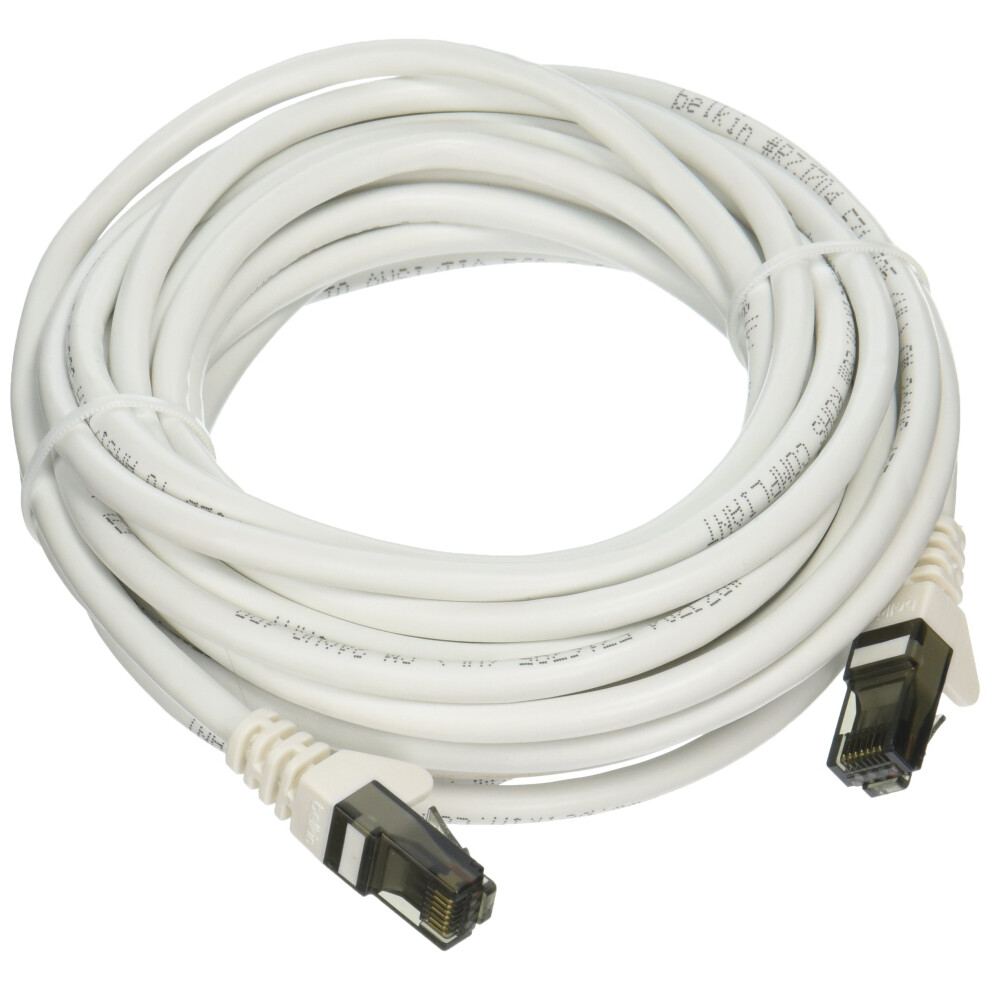 Belkin A3L980-20-WHT-S cAT6 Snagless Patch cable RJ45MRJ45M 20 White