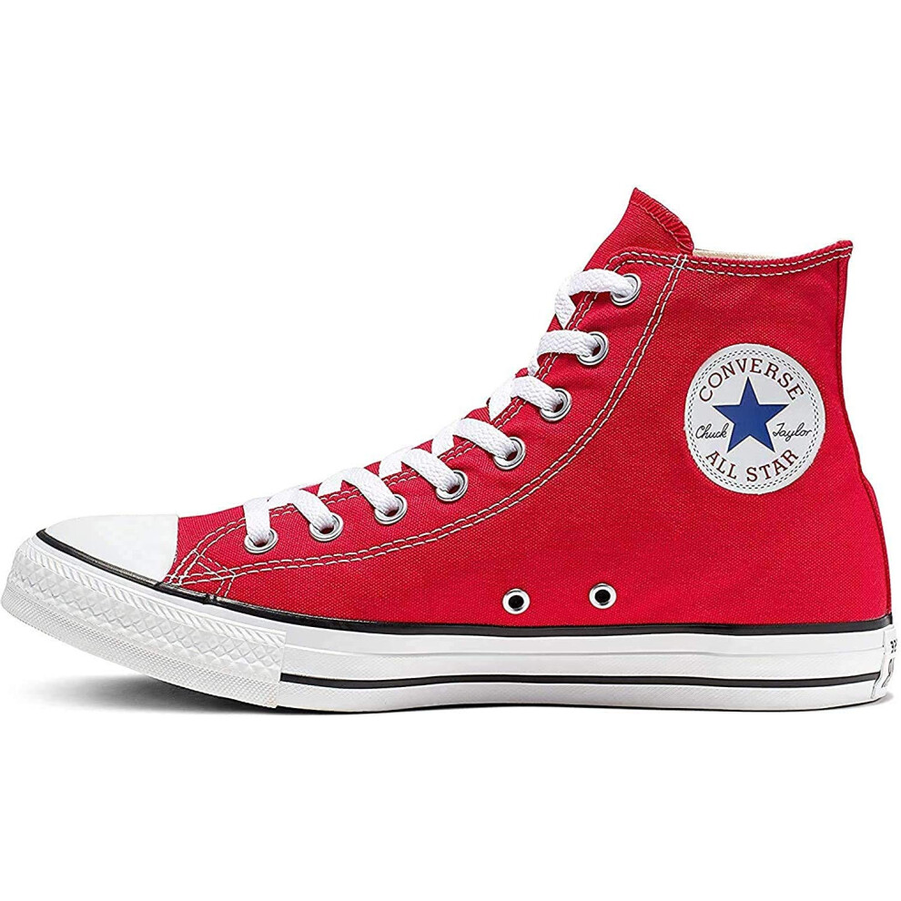 Converse Chuck Taylor All Star Hi Top Sneaker Red 11.5 Women/9.5 Men