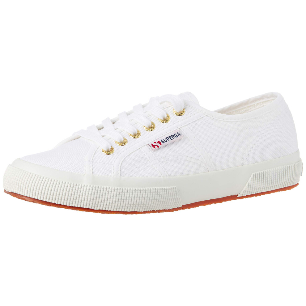 Superga Unisex AdultsA Low-Top  White (Whitegold A15)  9 Women75 Men