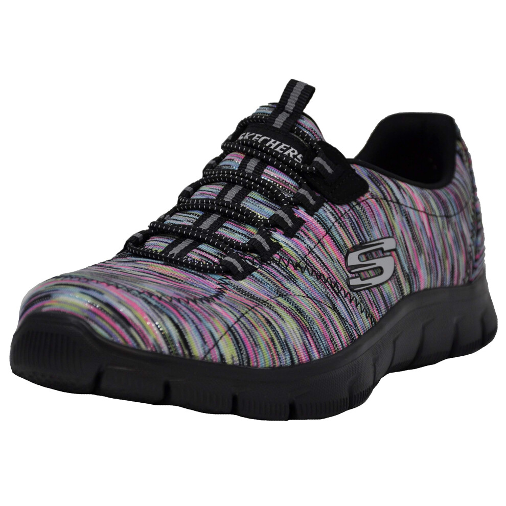 Skechers Women's Empire Game On Fashion Sneaker  Multi/Black  7 M US