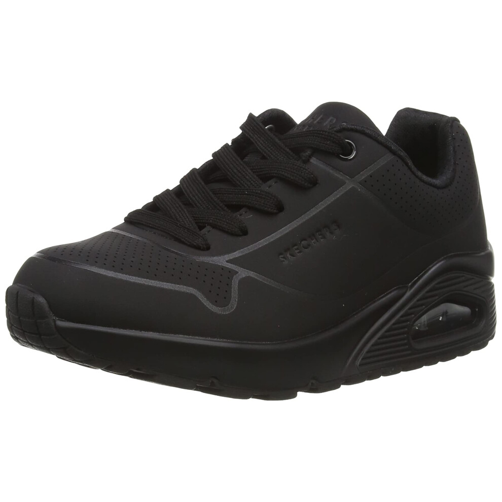 Skechers Kids Boy's Uno-Stand On Air Sneaker  Black/Black  5 Big Kid