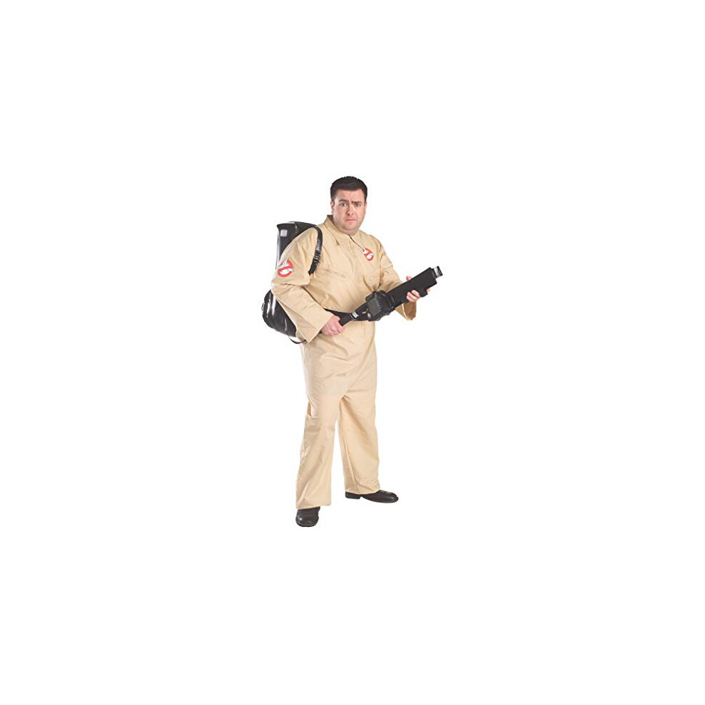 Ghostbusters Costume With Inflatable Backpack  Plus Size  Adult Plus