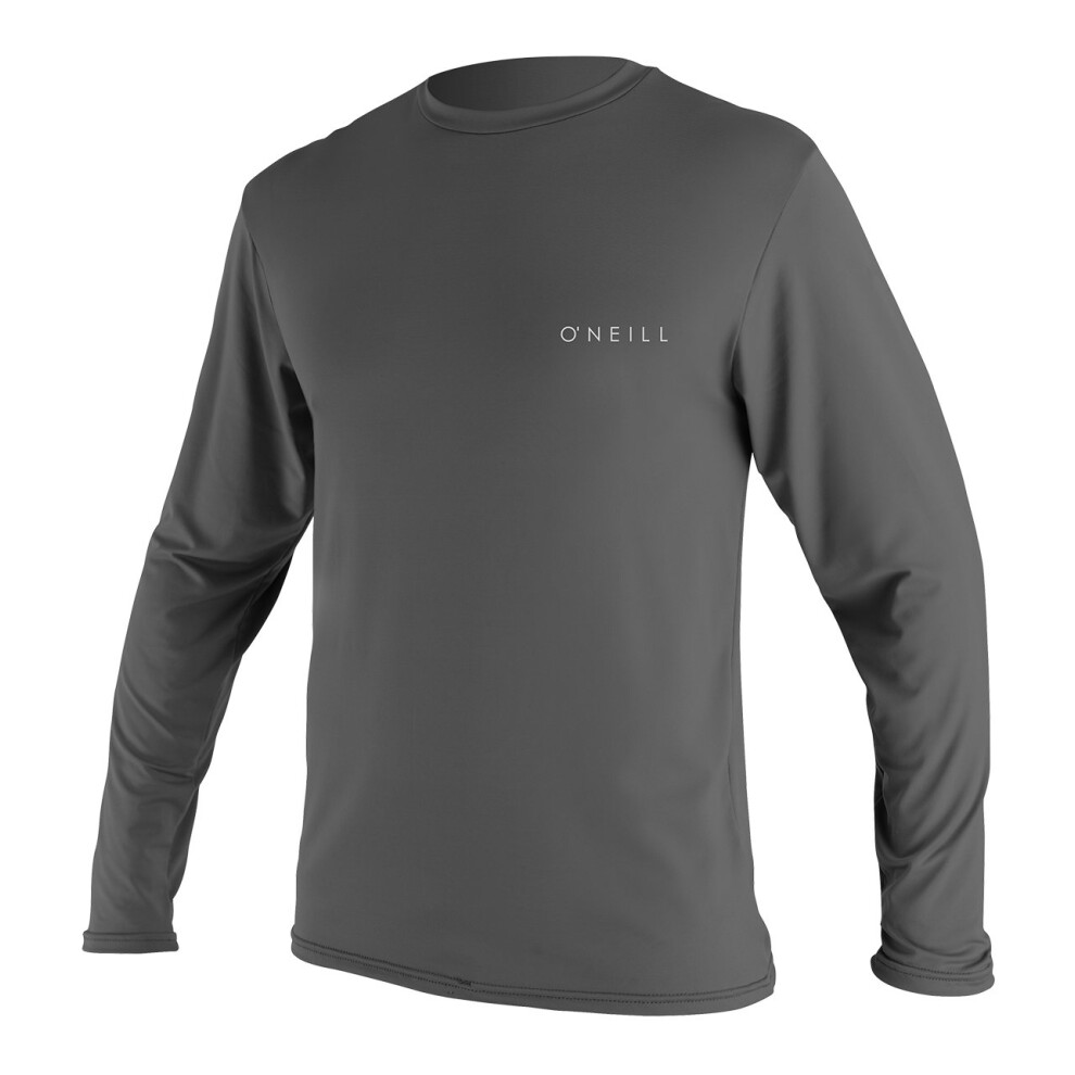 O'Neill Men's Basic Skins UPF 50+ Long Sleeve Sun Shirt  Graphite  L