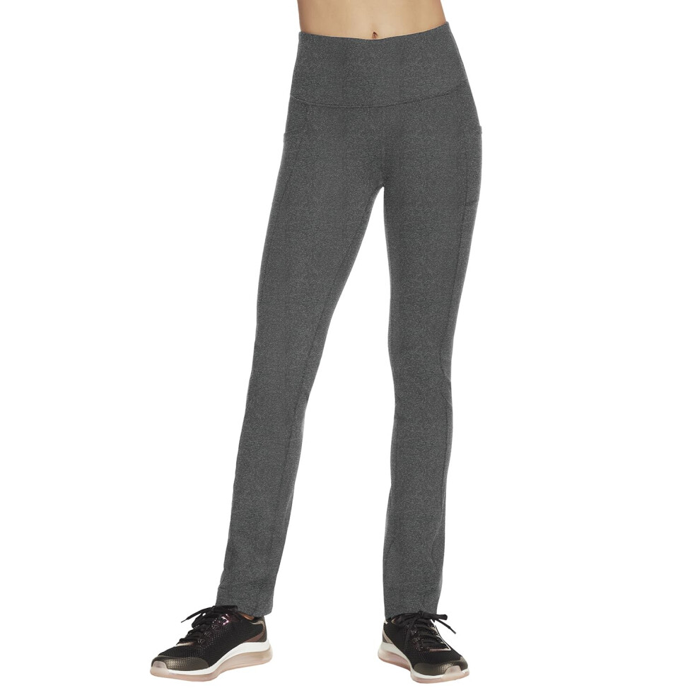 Skechers Women's GO Walk High Waisted Joy Pant  Charcoal Grey  Small