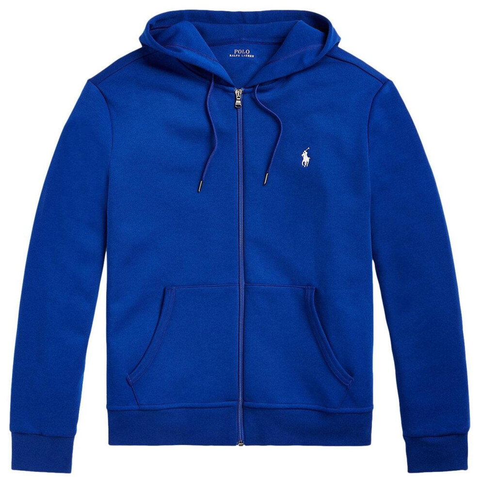 POLO RALPH LAUREN Double Knit Tech Fleece Hoodie - L - HeritageRoyal