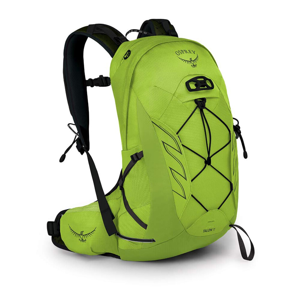 Osprey Talon 11L Mens Hiking Backpack with Hipbelt  Limon green  LXL