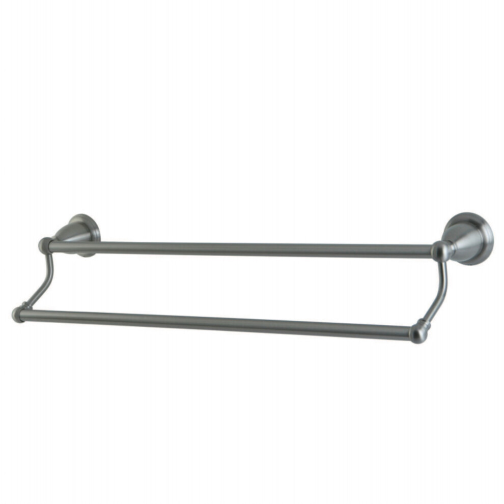 Photos - Towel Holder Kingston Brass BA1753SN Heritage 24"""" Dual Towel Bar Brushed Nickel 