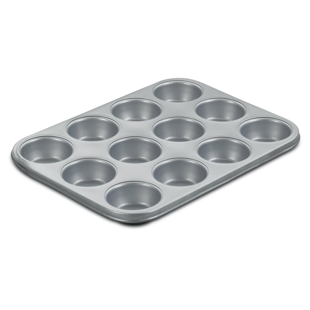 Cuisinart Chef's Classic Nonstick Bakeware 12-Cup Muffin Pan  Silver