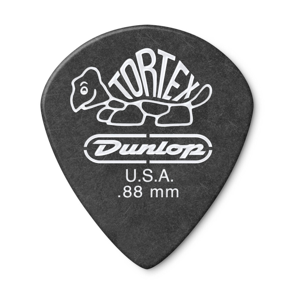 JIM DUNLOP 482P88 TortexA Pitch Black Jazz III  88mm  12Players Pack