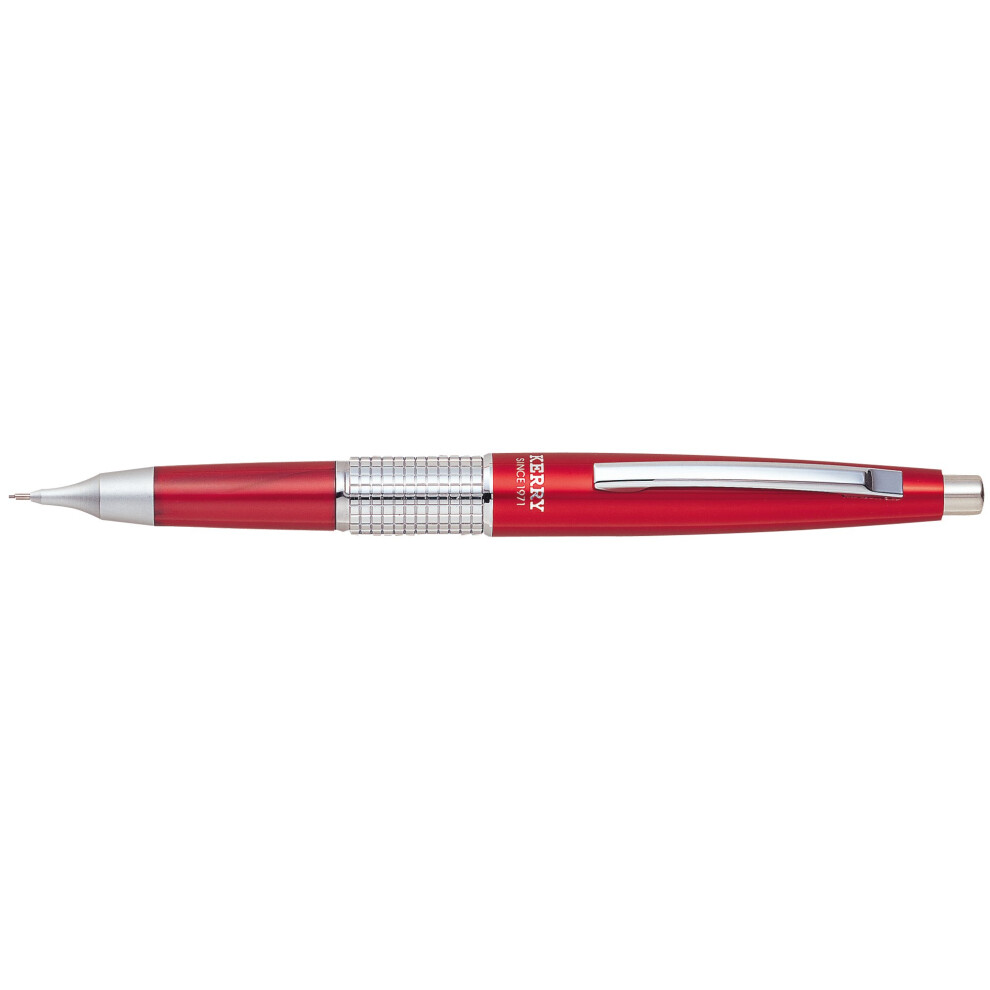 Pentel P1035-B-HB Mechanical Pencil Kerry Metal Casing HB 0.5 mm Red