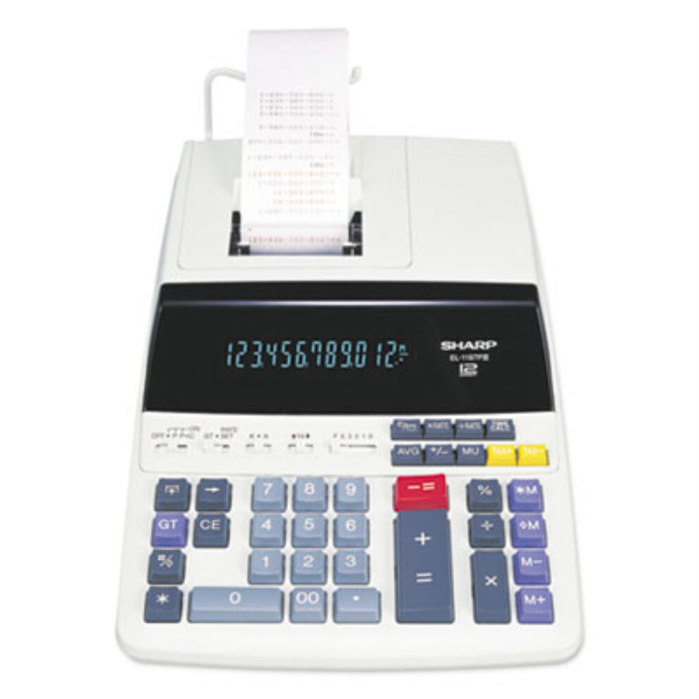 Sharp EL-1501 Paperless Printing Calculator  CALCULATOR PAPERLESS WH